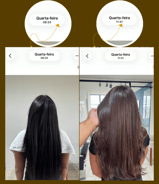 Cabelo feito em 3:15 HORAS!